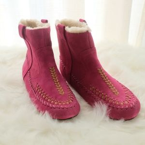Sundance Catalog NWT in Box Pink Migration Booties